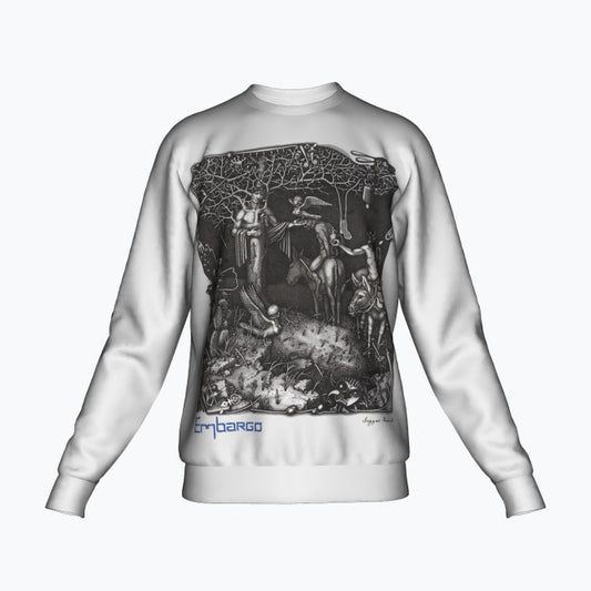 ''The Poet, the Muses and the Devil" Unisex Sweatshirt